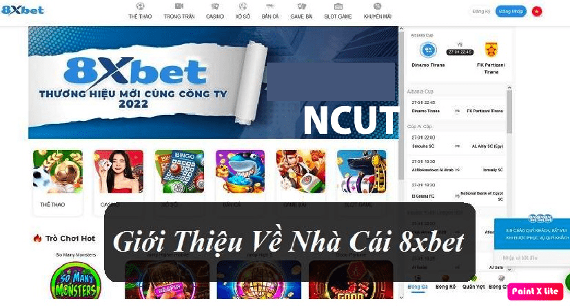 Giao diện 8XBet 