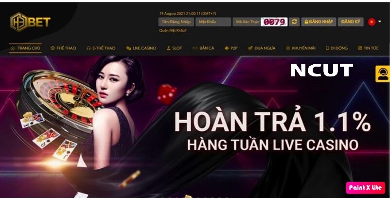 Giao diện H3Bet điểm nhấn