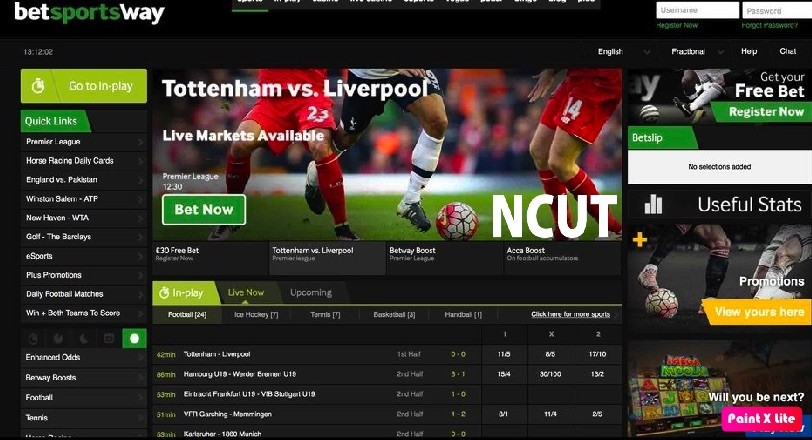 Giao diện tối ưu Betway