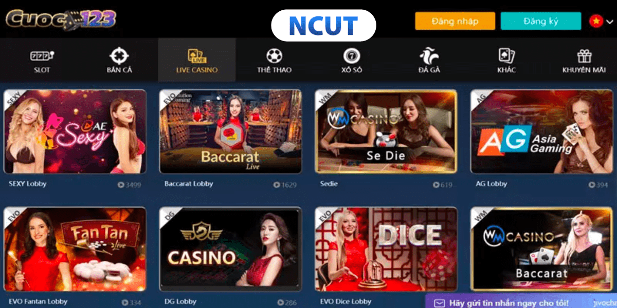 Live casino Cuoc123