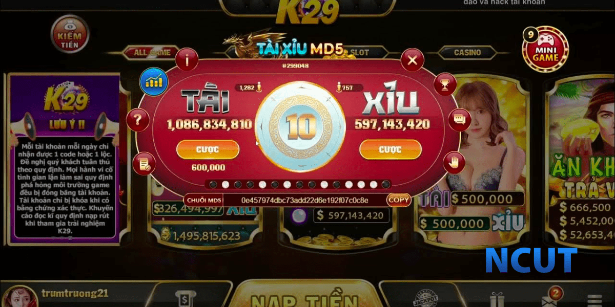 Game tài xỉu K29