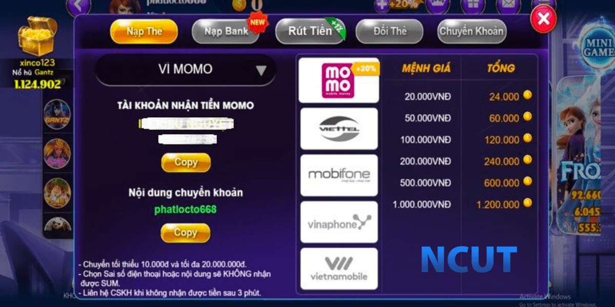 Nạp tiền Sumvip